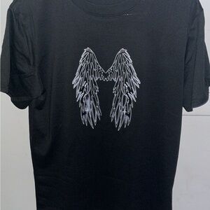 Black Angel Wings T-Shirt